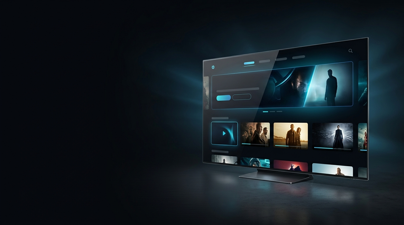 Premium IPTV streaming experience on a Smart TV
