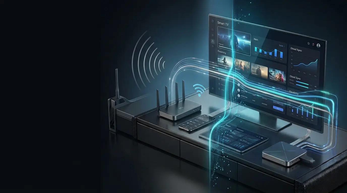 Internet speed and network connection for IPTV streaming on a Smart TV